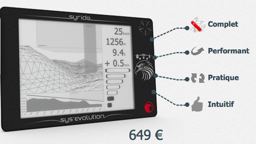 Alti vario Sys Evolution ( Tablette )