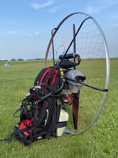 Parapente avec moteur pour décor, Felt minture Paramoteur. Cadeau