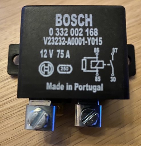 Relais 12 Volts 75 Ampères Bosch